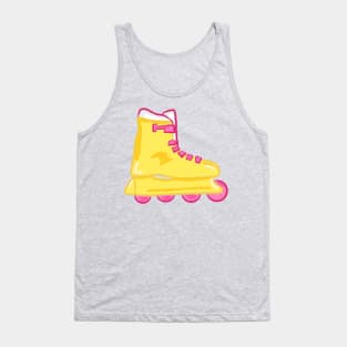 Yellow Rollerskate Tank Top